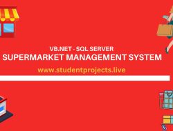 Supermarket Management System