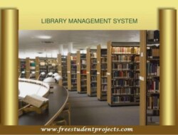Library management system project report