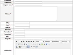 Enquiry form script