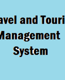 Travel and Tourism agency project