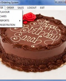 Cake Order – VB.NET SQL Server