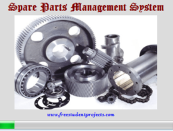 Spare parts management system