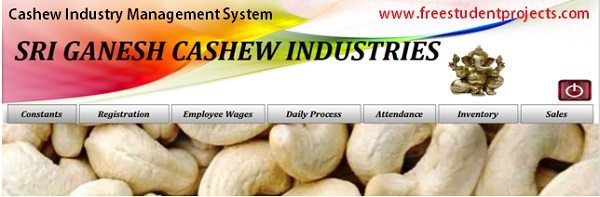 CashewIndustryManagementSystem