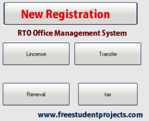RTO Office Management System