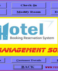 Online Hotel Management system code