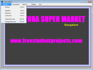 supermarket billing system