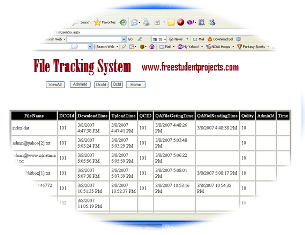 File Tracking System - Student Projects Live