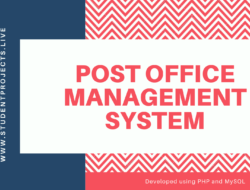 Post Office Management System