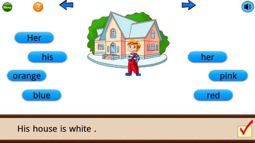 Android Sentence Framer Application