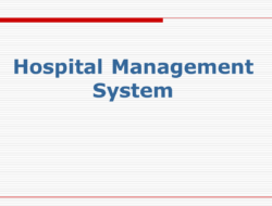 Hospital Management System project report