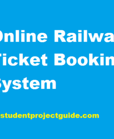 Railway ticket booking Software Application Source code