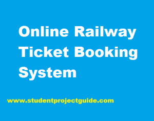 Railway System database system Project in JAVA