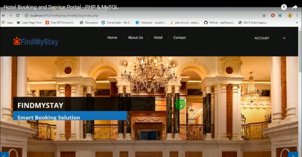 Hotel Booking and Service Portal