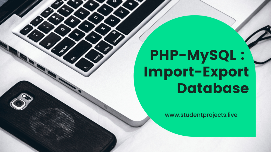 PHP-MySQL : Import-Export Database