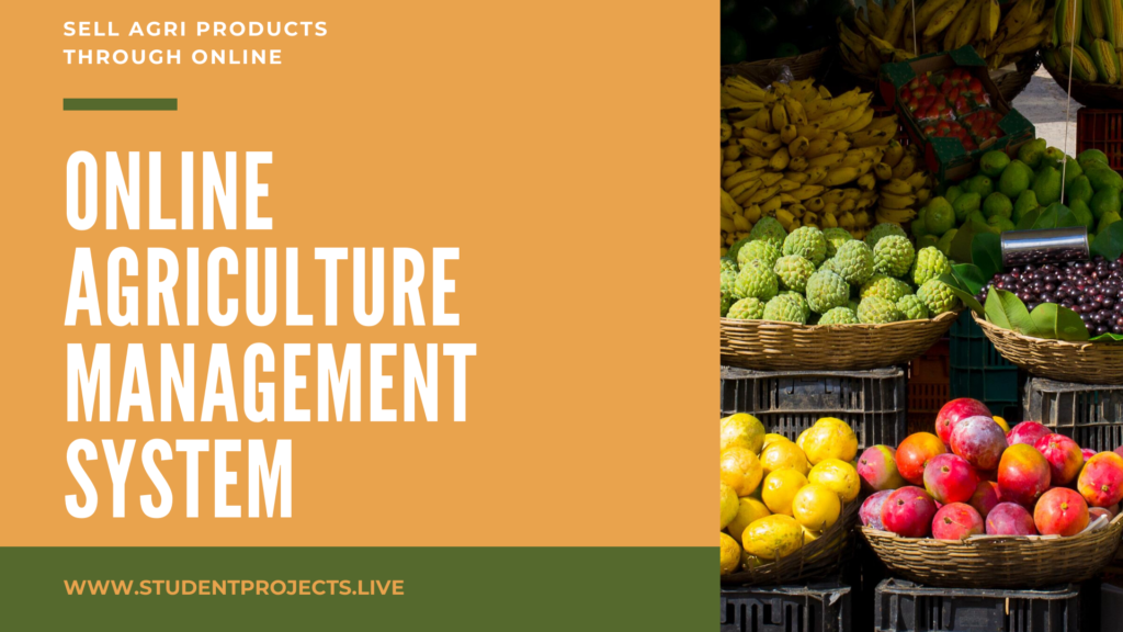 Online Agriculture Management system