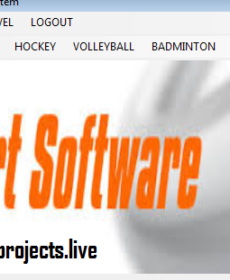 VB.NET SQL Sports Management System Mini Project