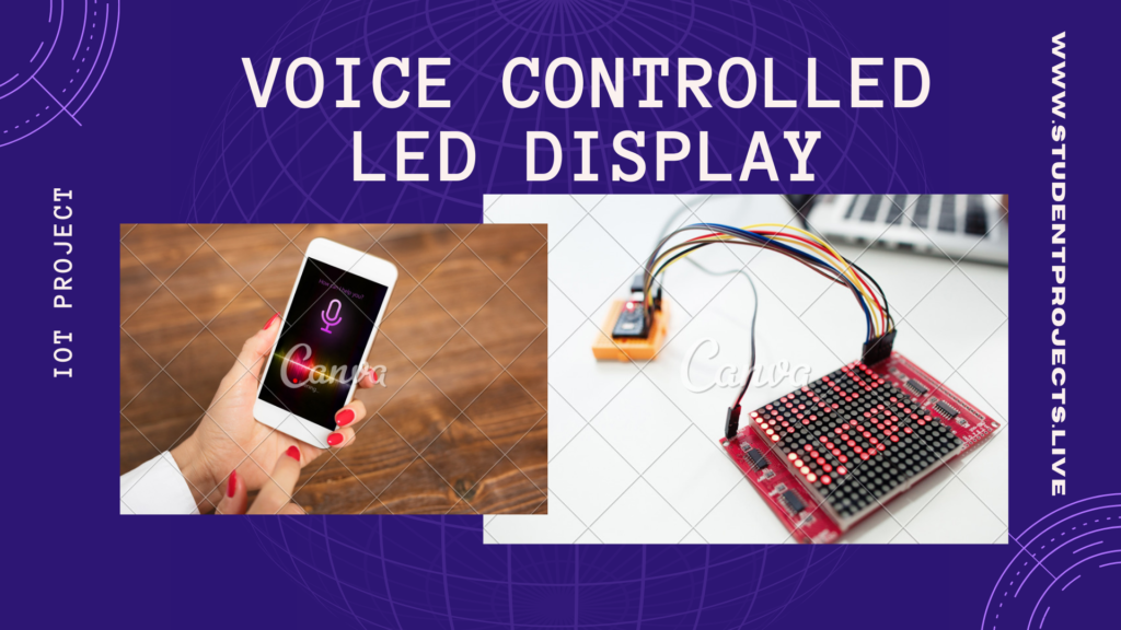 Voice controlled LED Display
