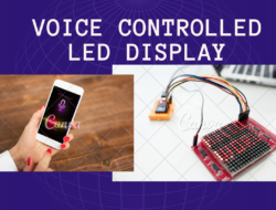 Voice controlled LED Display