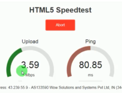 Internet Speed Test Meter