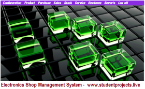 Electronic Shop Management System project in VB.NET