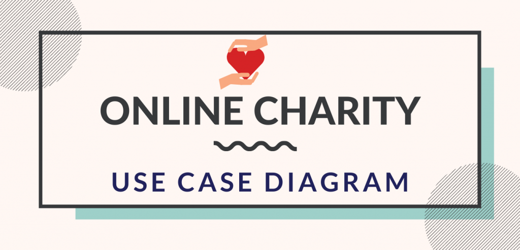 ONLIEN CHARITY use case diagram