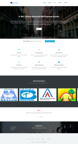 Online Electricity bill Payment System