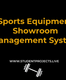 Sports Shop Management Software – VB.NET & SQL Server