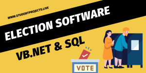 Election Software Application using VB.NET - SQL SERVER
