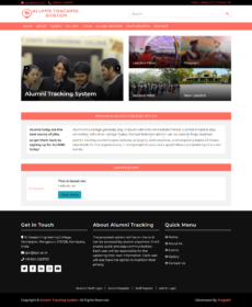 Online College Alumni Tracker Source code