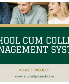 VB.NET School cum College Management System