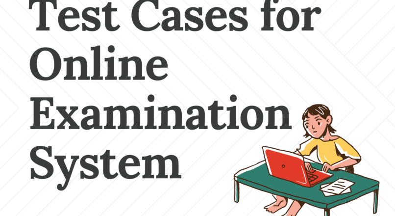 Test Cases for Online Examination System