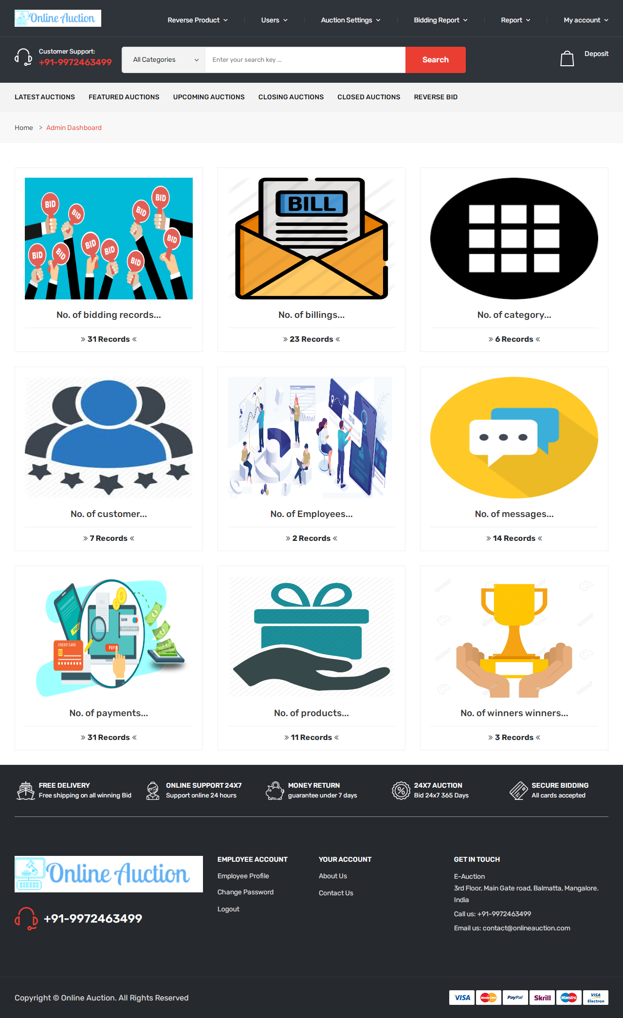 Admin Dashboard