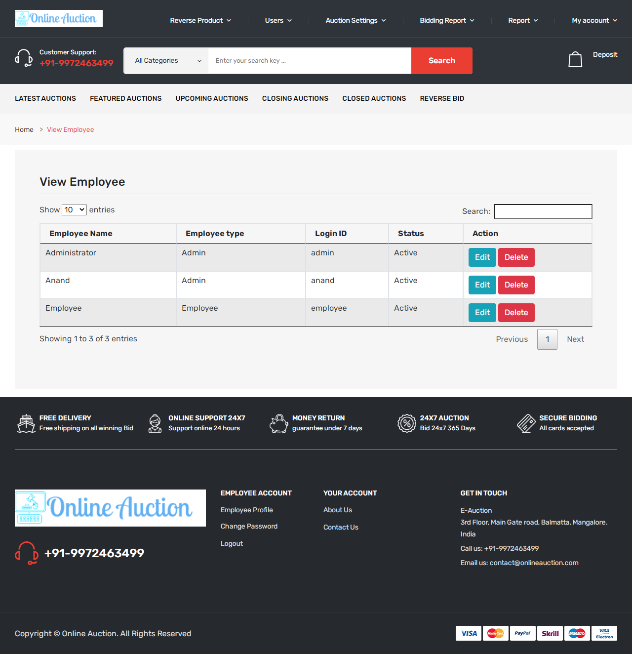 View Employee