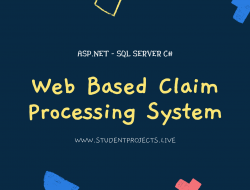 Web Based Claim Processing System