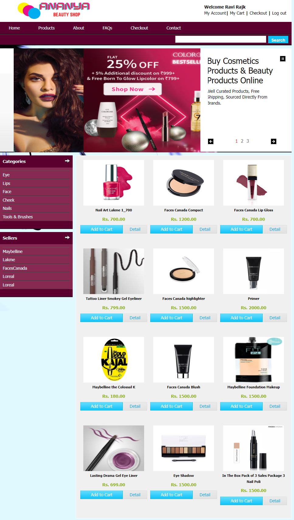 Online Beauty Store - Student Projects Live