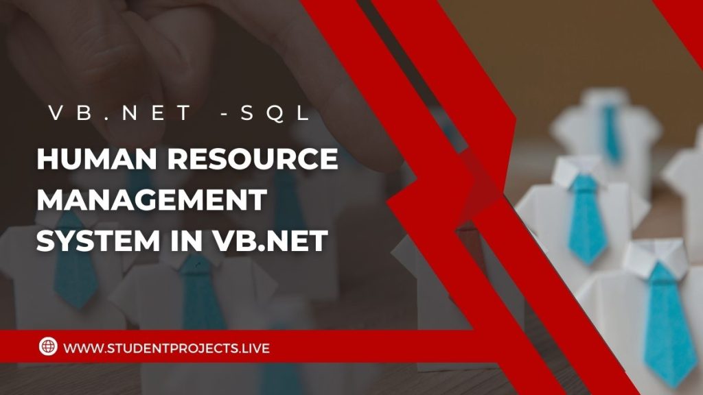 Human Resource Management System in VB.NET