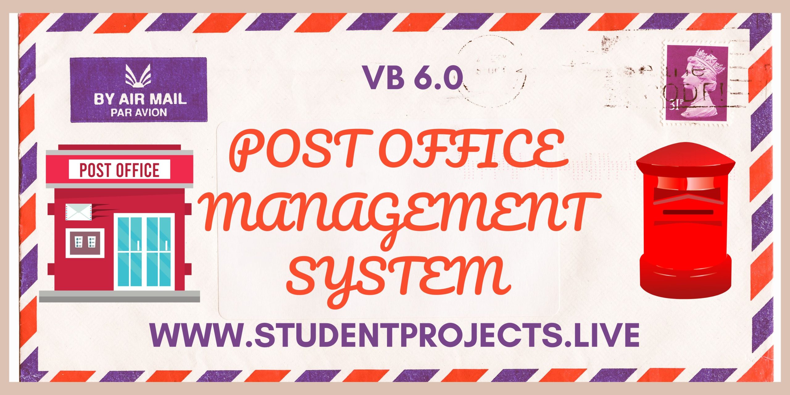 Post Office Management System VB Project Student Projects Live