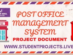 Post office management system Project documentation