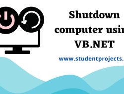 Shutdown computer using VB.Net