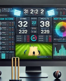 Online Cricket Score board Source code