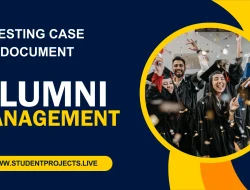 Test case document for an alumni management system