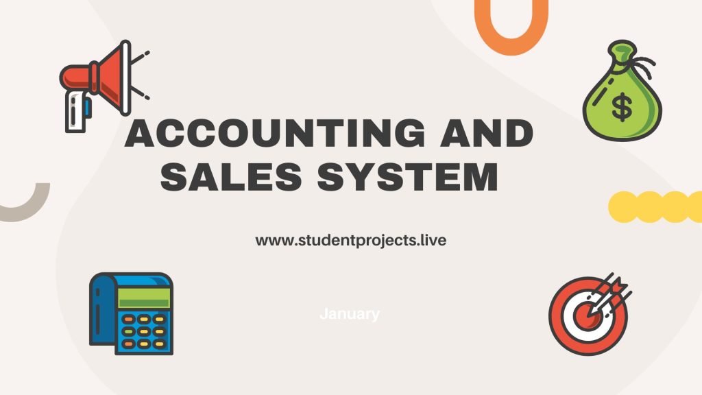 Accounting and sales system Table design and ER Diagram