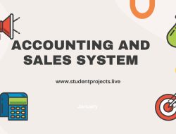 Accounting and sales system Table design and ER Diagram