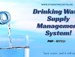 Drinking Water Supply Management System