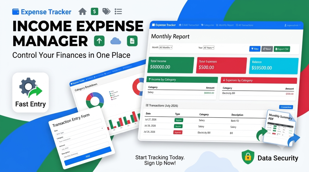Income Expense Manager