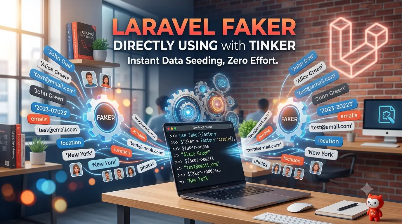 Using Laravel Faker Directly with Tinker