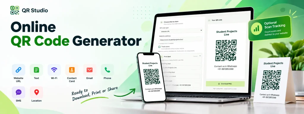 Online QR Studio Generator